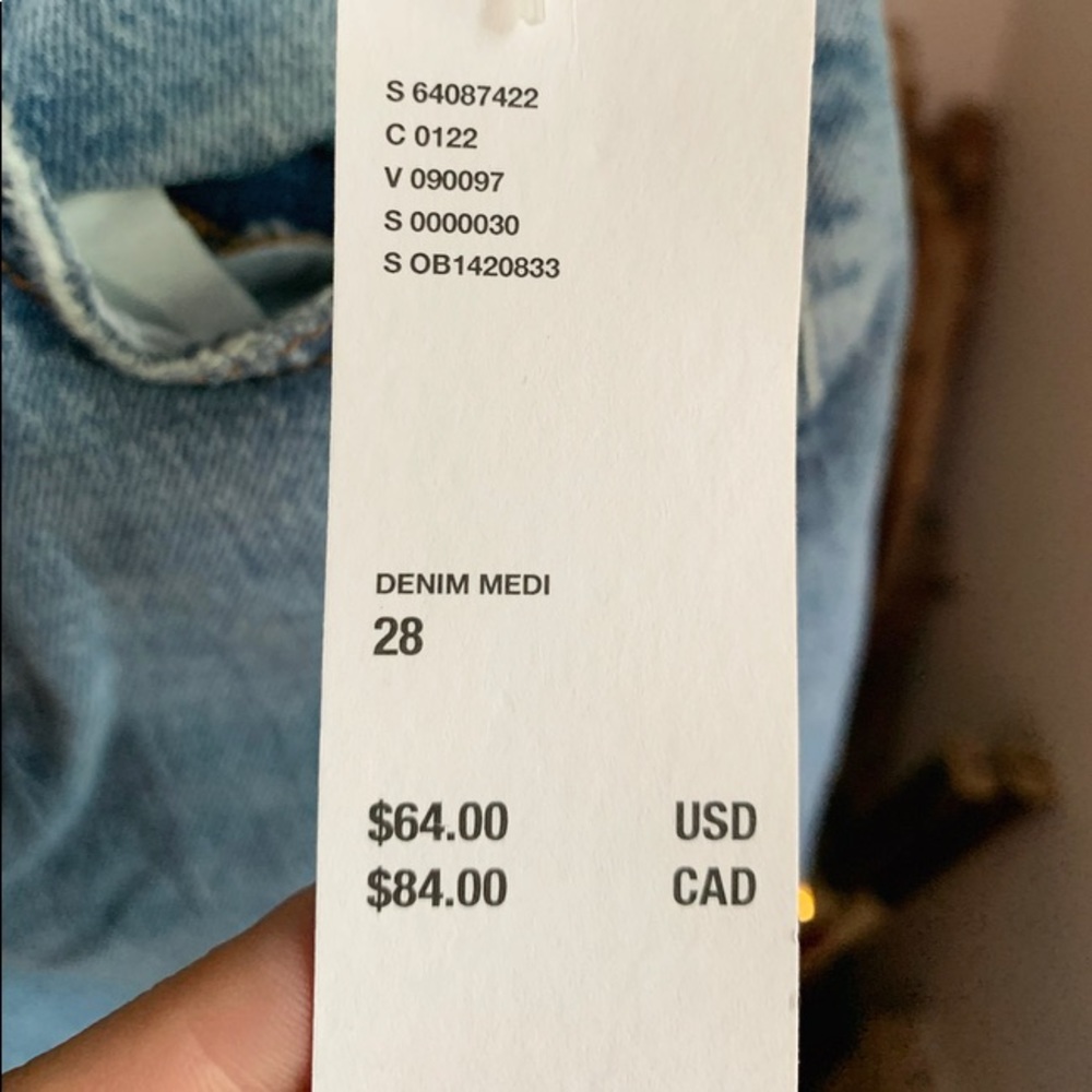 BDG High Waisted Skinny Straight Jean-Distressed - Picture 12 of 13